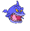 акула щелкает зубами, анимашка