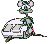 мышь с компьютерной мышкой, анимашка, анимация