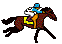 всадник на лошади, анимашка