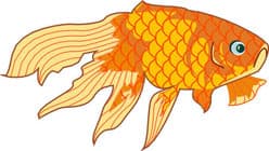 золотая рыбка, клипарт